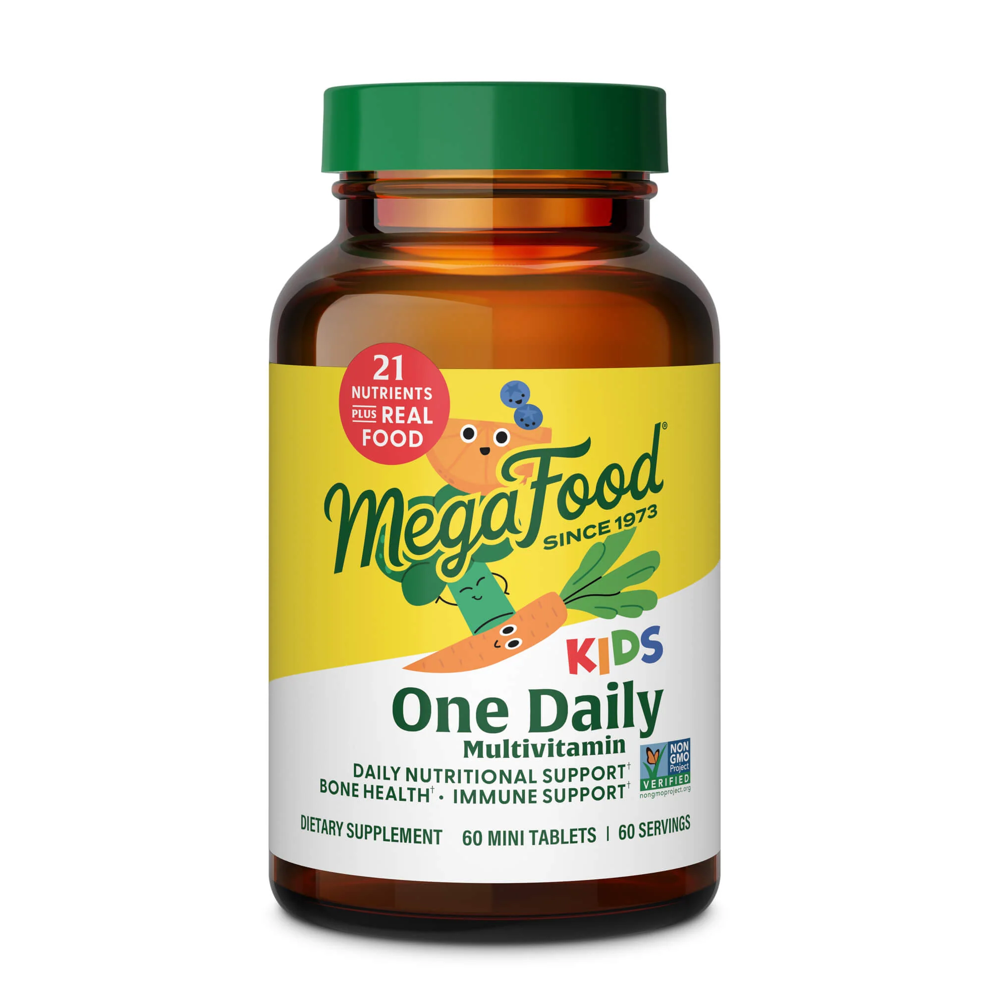 MegaFood Kids One Daily Multivitamins, 60 Mini Tablets