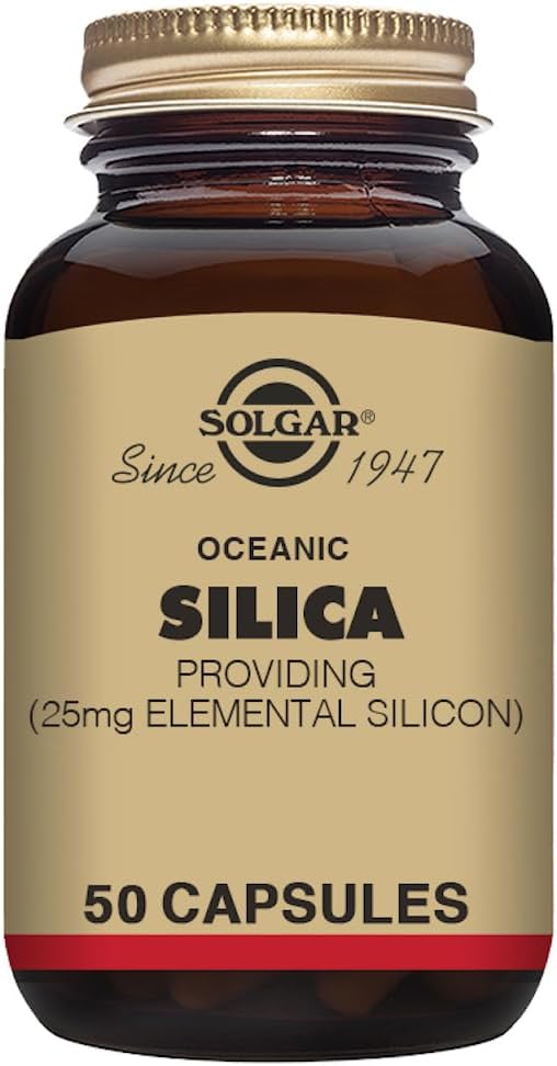 Solgar Oceanic Silica from Red Algae 25 mg 50 Capsules