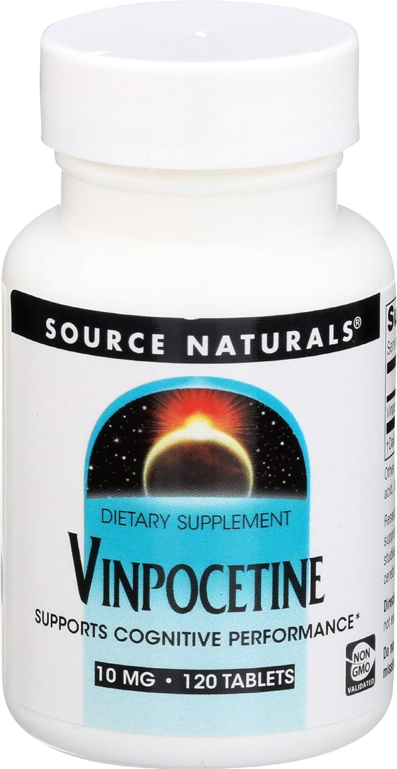 SOURCE NATURALS 10Mg 120 Tb Vinpocetine, 120 CT