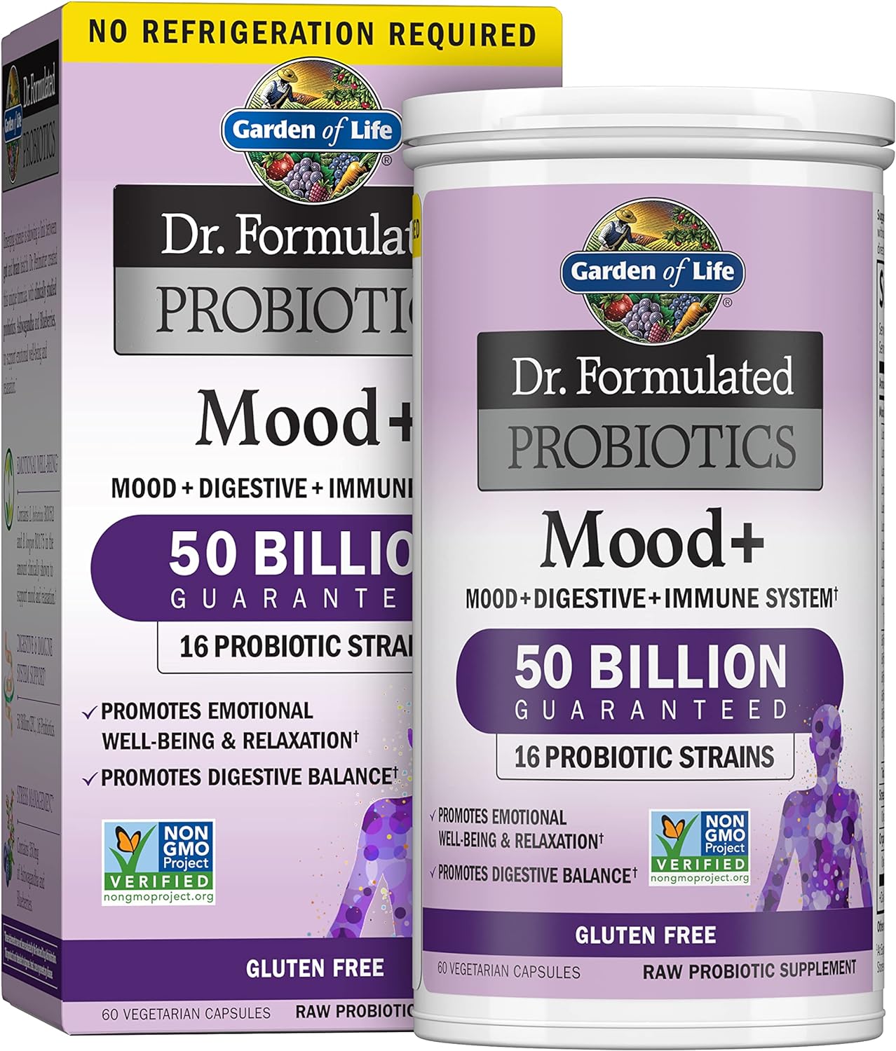 Garden Of Life Probiotic Mood+, 60 Capsules