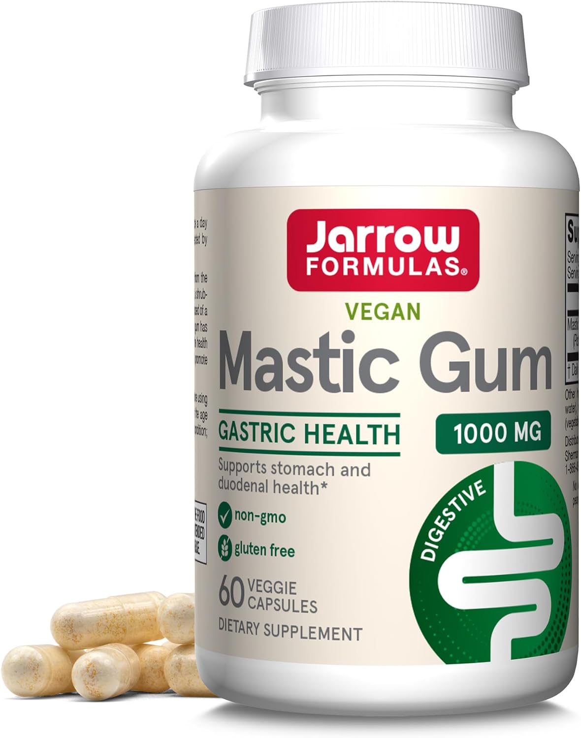 Jarrow Formulas Mastic Gum 1000 mg 60 Veggie Capsules