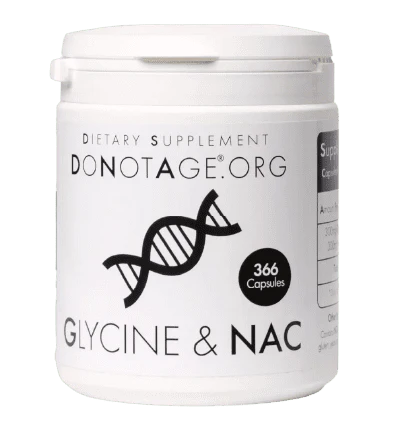 Glycine & NAC 300 mg of glycine and N-acetyl-cysteine per capsule 60 capsules