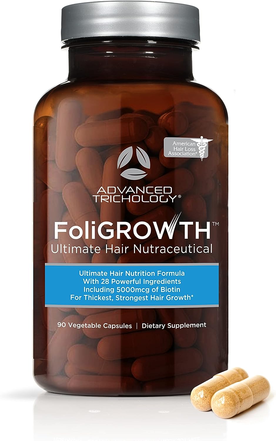 Advanced Trichology FoliGROWTH, 90 Capsules