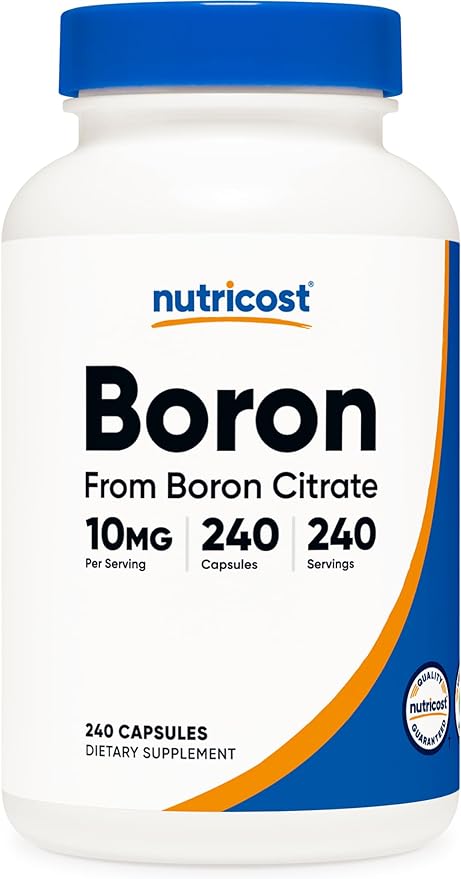 Nutricost Boron 10 mg, 240 Capsules