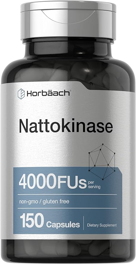 Horbaach | Nattokinase Supplement 4000 FU | 150 Capsules
