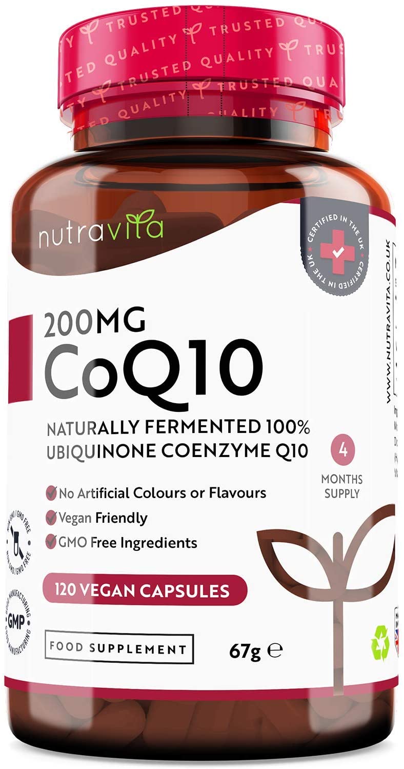 Nutravita CoQ10 200mg, 120 Capsules