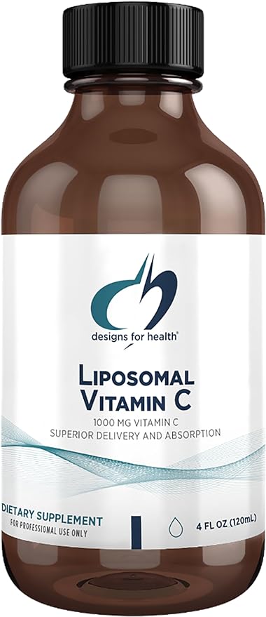 Designs for Health Liposomal Vitamin C Liquid - 1000mg Vitamin C Supplement