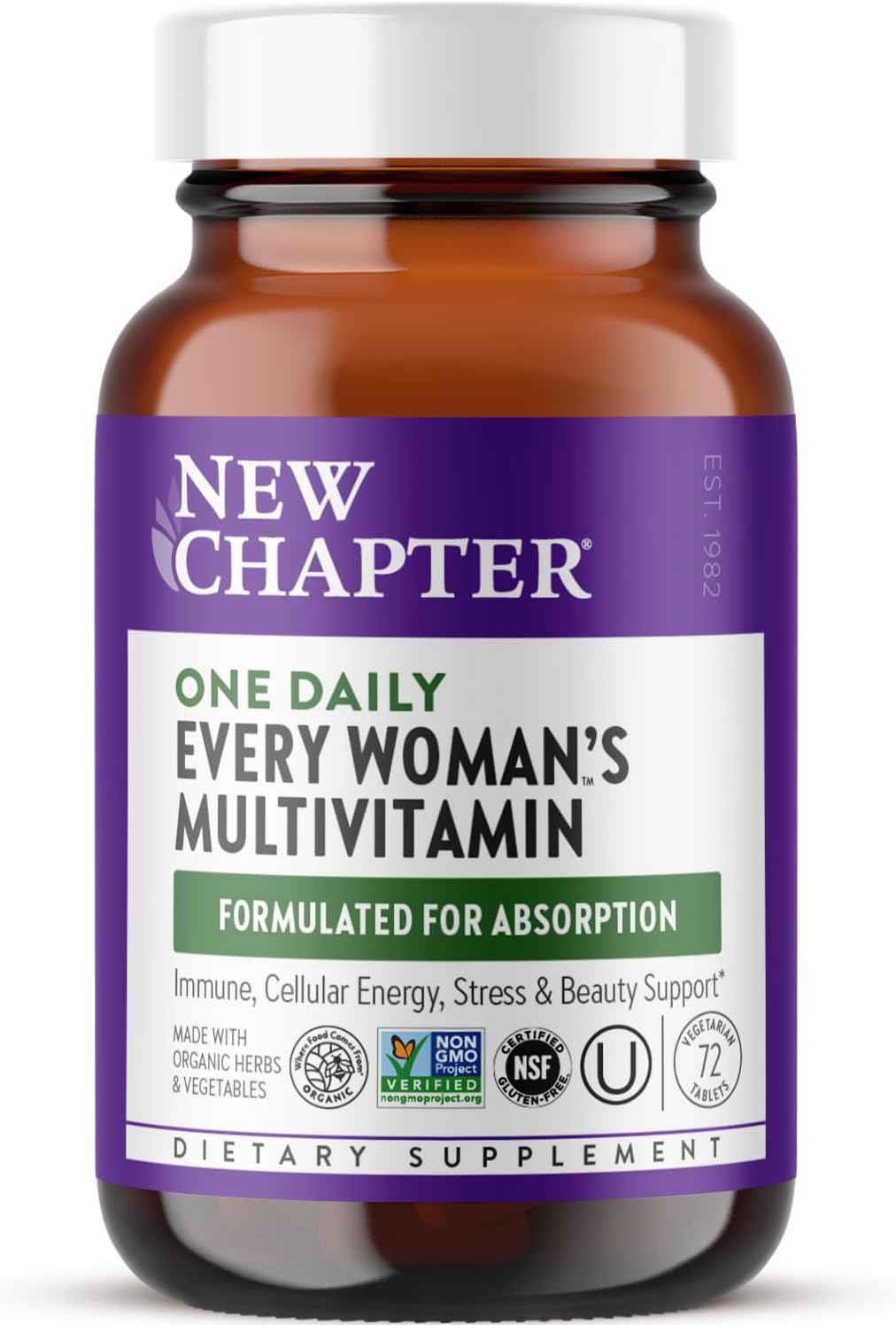 New Chapter Women's Multivitamin, 72 Tablets