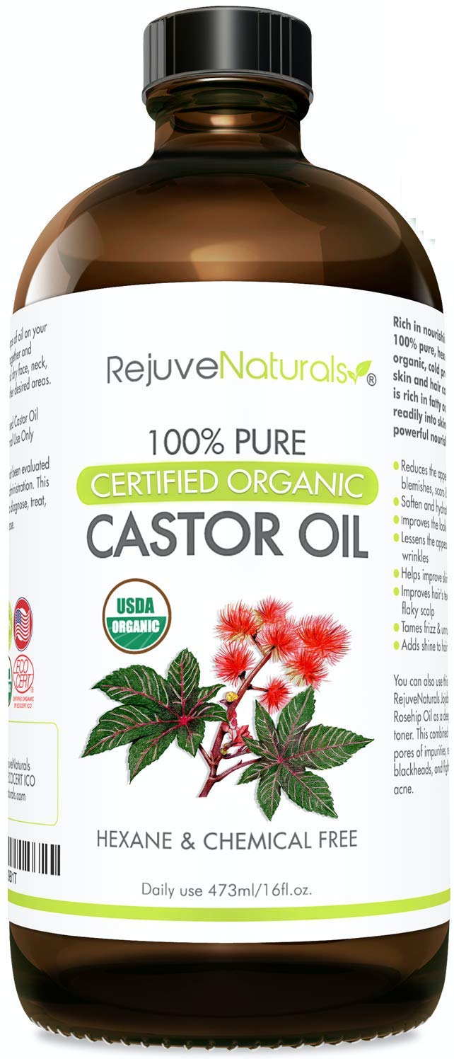 RejuveNaturals, Castor Oil 100% Pure, 473 ml