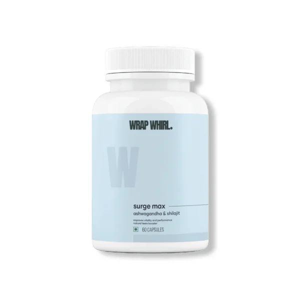 Wrap Whirl Natural Ashwagandha Capsules, Bundle of 3 Bottle