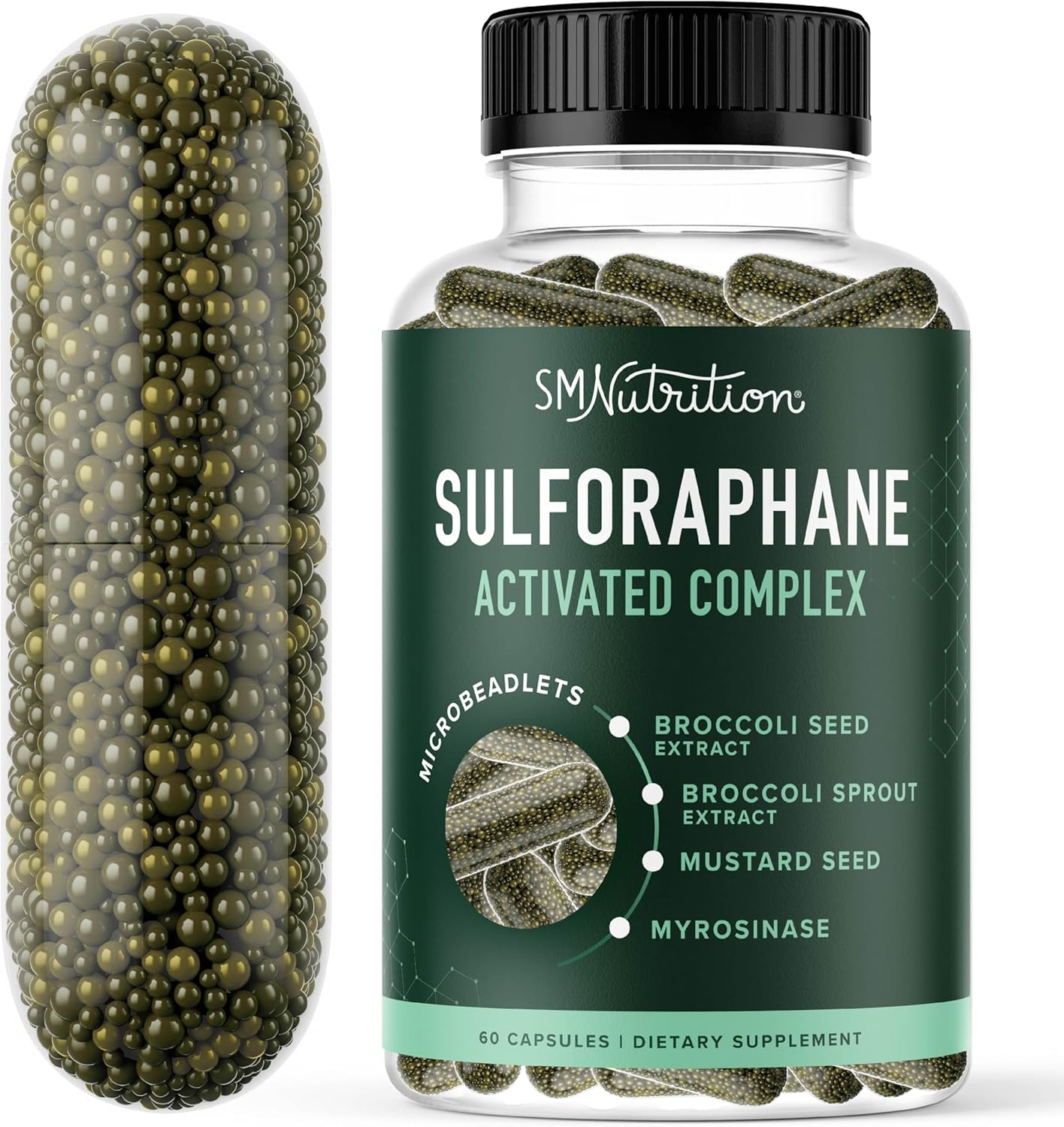 SMNutrition Activated Sulforaphane 50MG | 60 Capsules