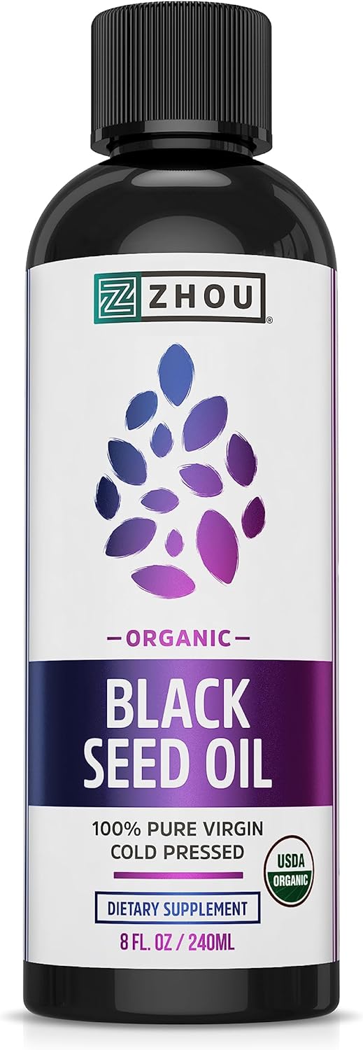 Zhou Organic Black Seed Oil, 240 ml