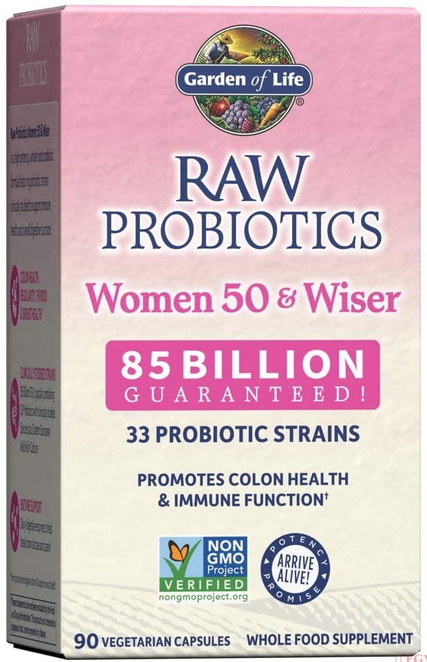 Garden of Life - RAW Probiotics Women 50 &amp; Wiser 85 BILLION | 90 Capsules
