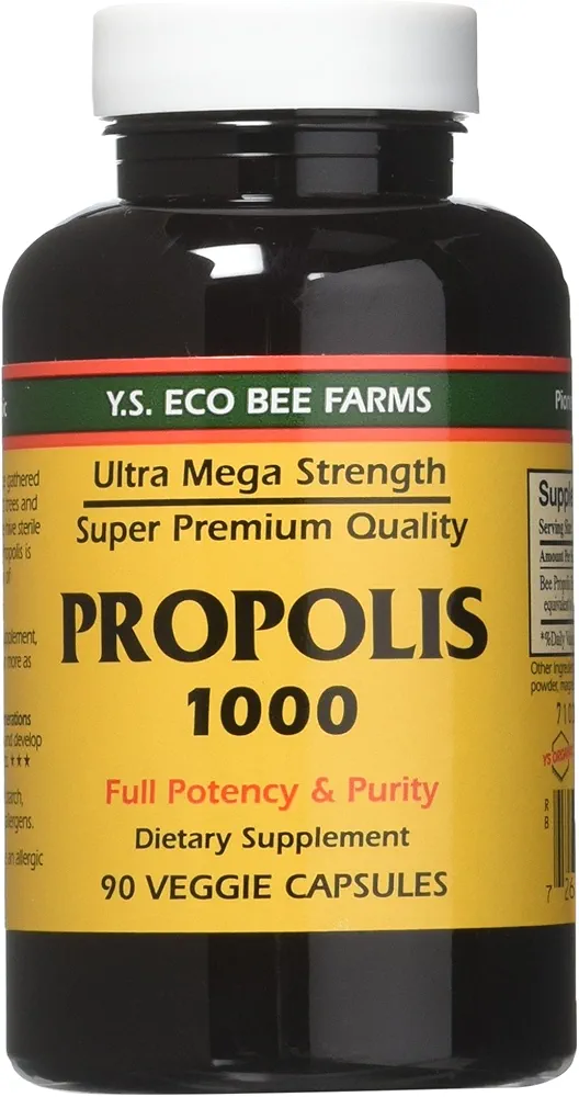 YS Eco Bee Farms Propolis 1000 mg |  90 Count