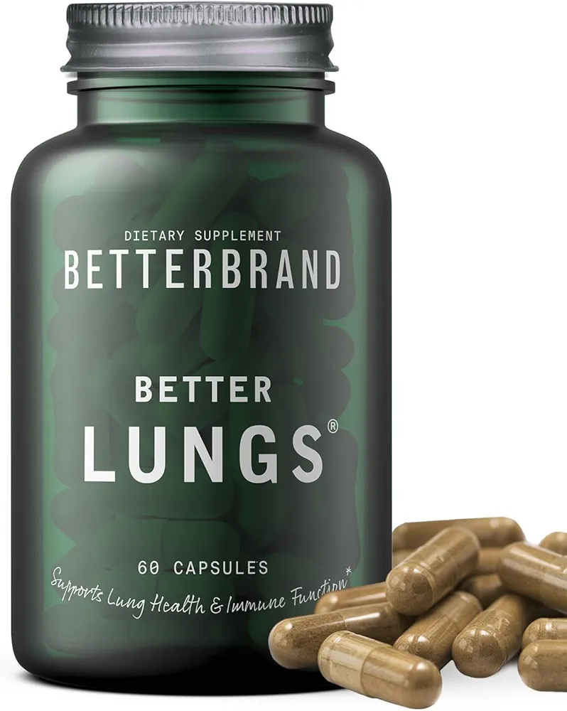 Betterbrand Breathe Well | Respiratory & Immune Support Supplement  | 60 Capsules