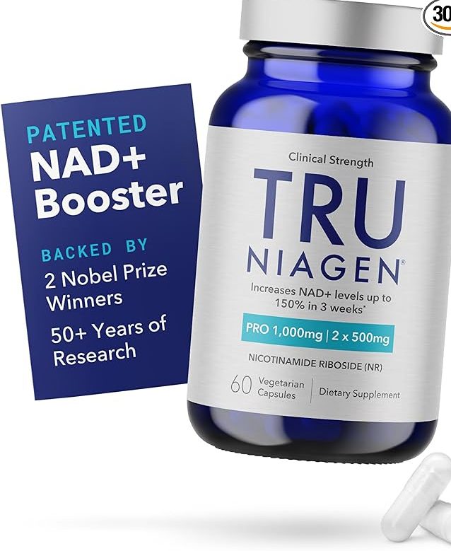 Tru Niagen Pro® 1,000mg | Patented NAD+ Supplement  | 60 Capsules