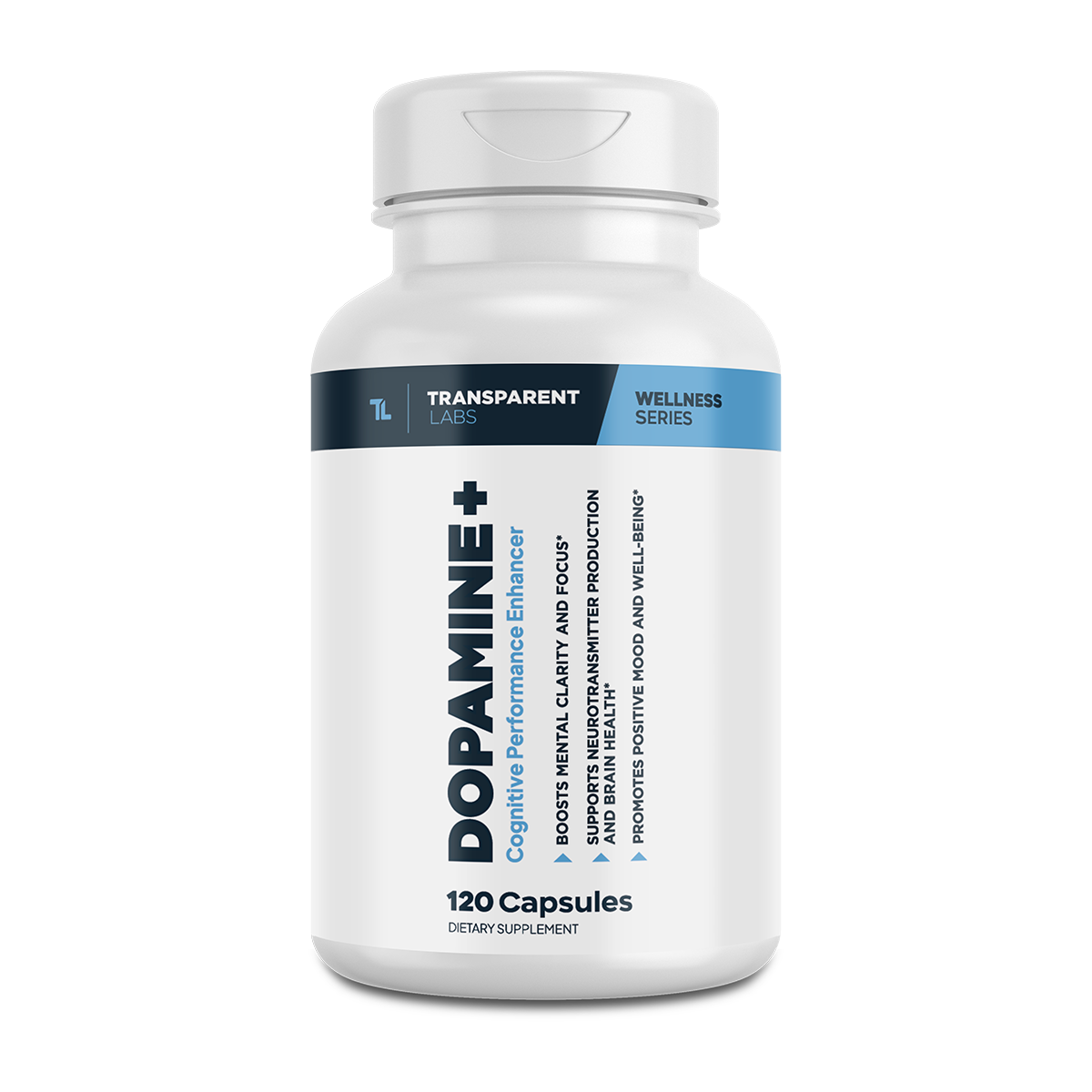 Transparent Labs Dopamine+ – Cognitive & Mood Support – 120 Capsules