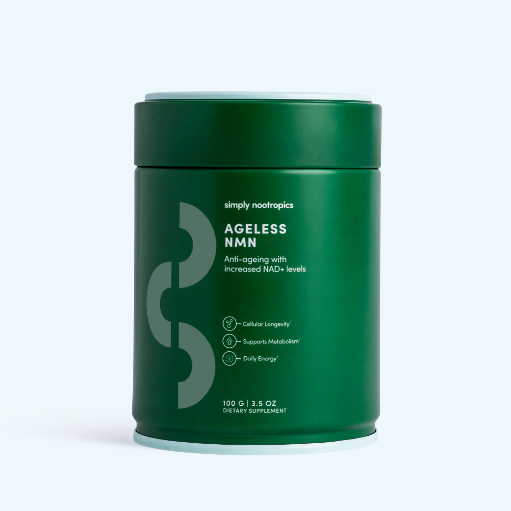 Simply Nootropics – NMN Powder 100g | Pharmaceutical-Grade NAD⁺ Precursor for Cellular Energy &amp; Longevity Support