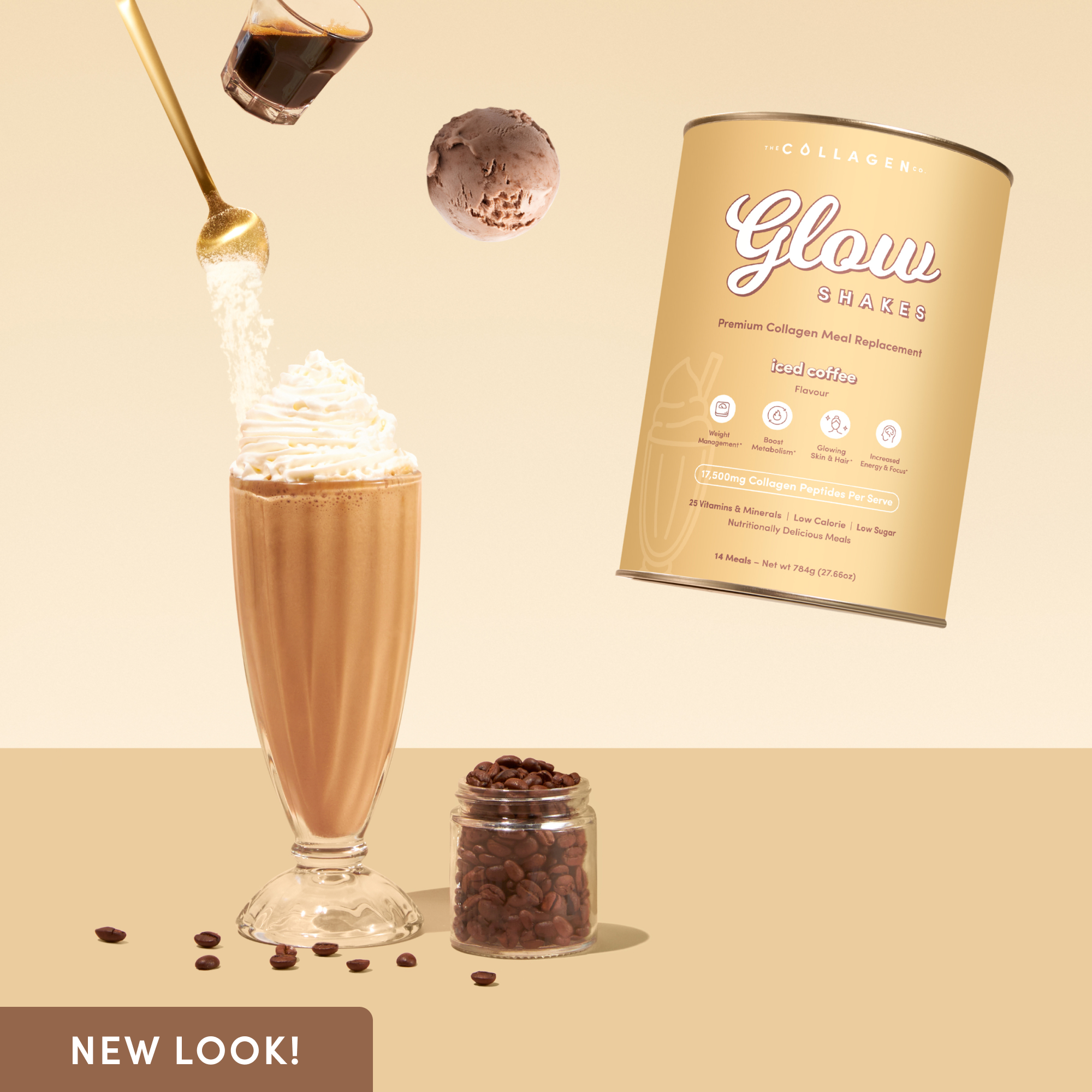 Iced coffee Collagen Meal Replacement - 784g