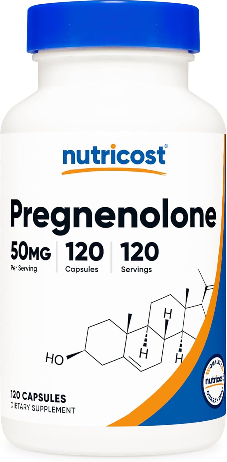 Nutricost Pregnenolone 50mg |120 Capsules