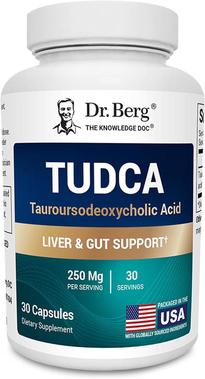 Dr. Berg's TUDCA Supplement | Liver &amp; Gallbladder Support | 30 Capsules