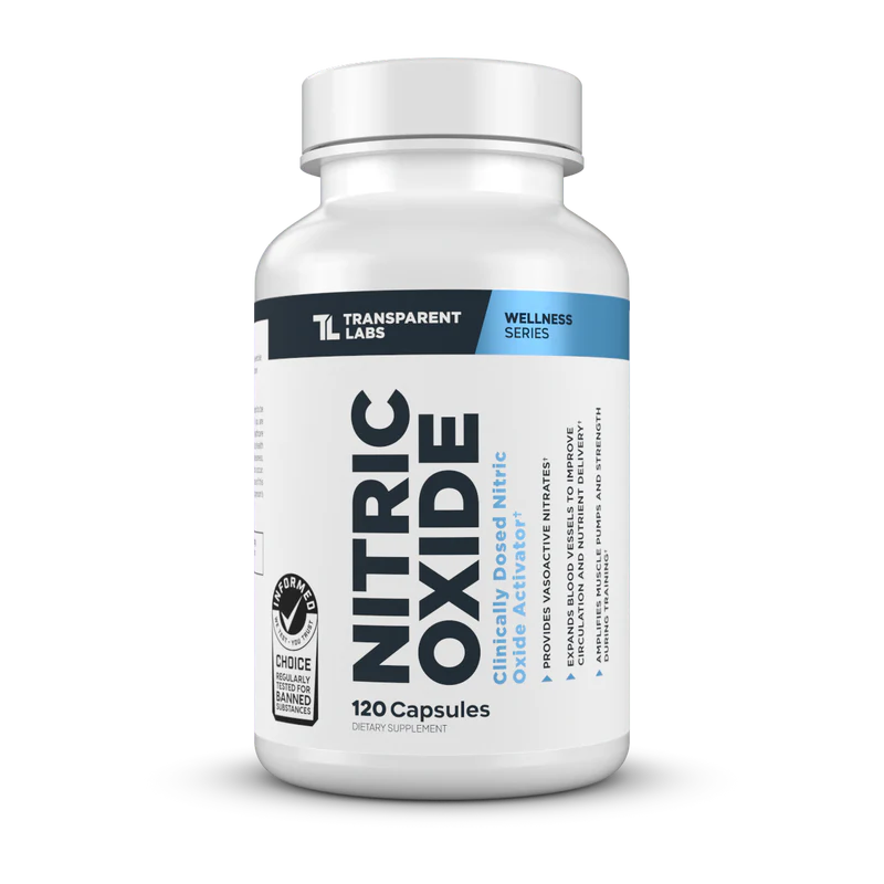 Transparent labs Nitric oxide | 120 Capsules