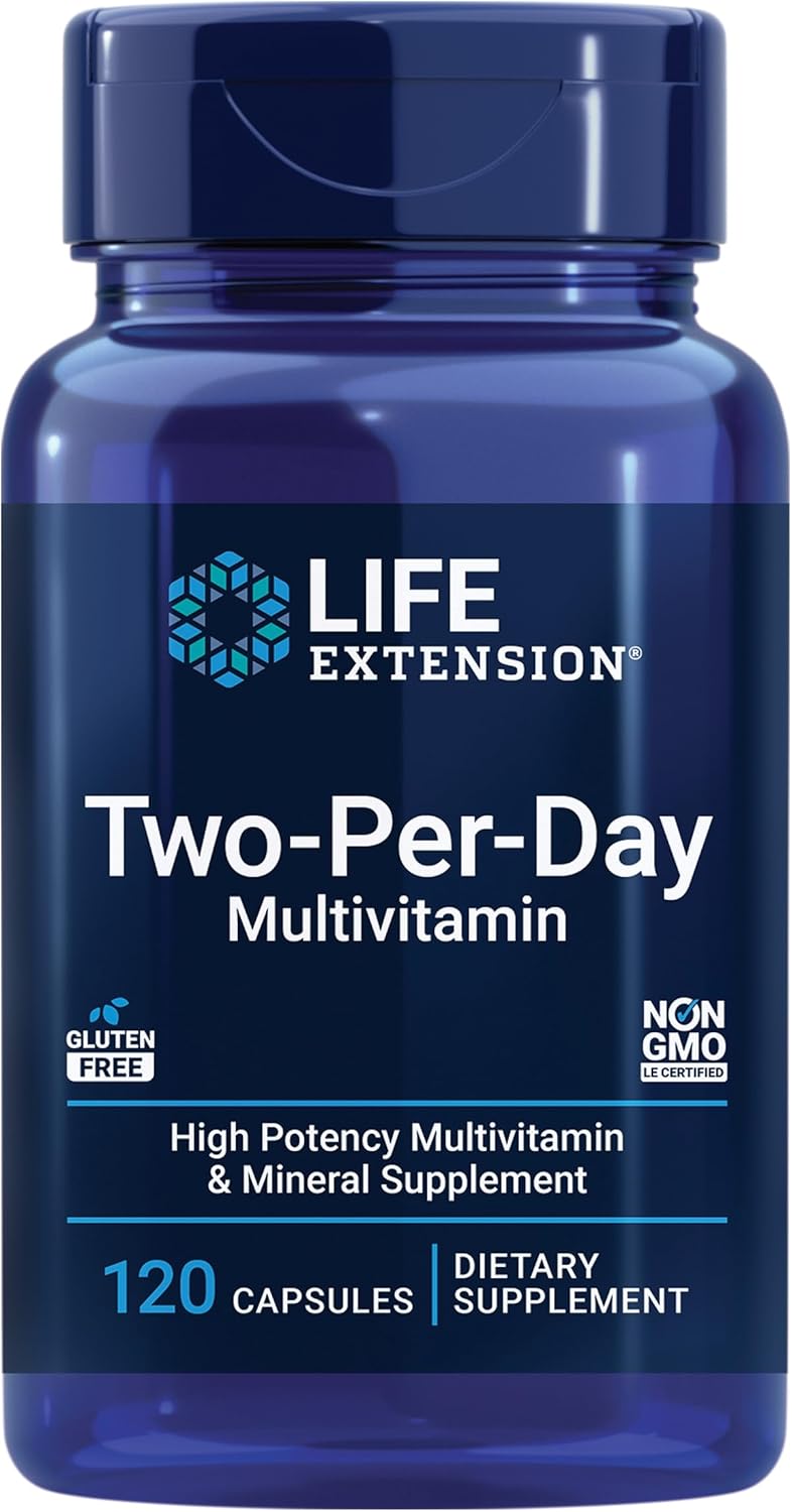Life Extension Two-Per-Day | High-Potency Multivitamin |120 Capsules