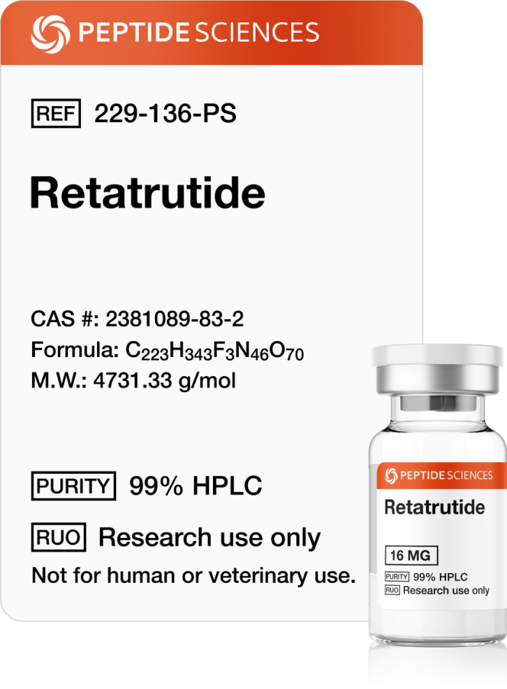 Peptide Sciences Retatrutide 16mg – Multi-Target Peptide for Advanced Metabolic &amp; Weight Research