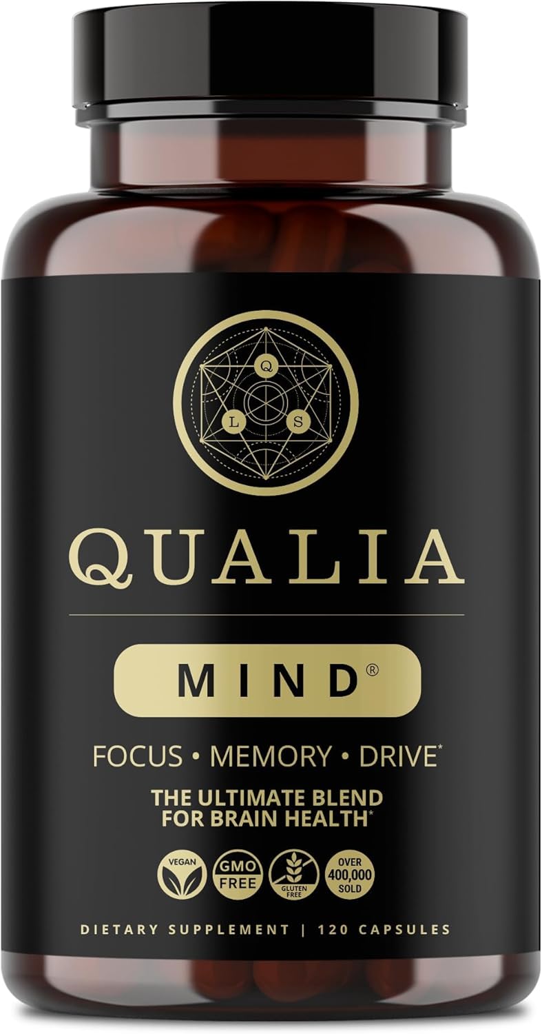 Qualia Mind | The Doctor-Formulated Nootropic for Brain Health | 120 capsules