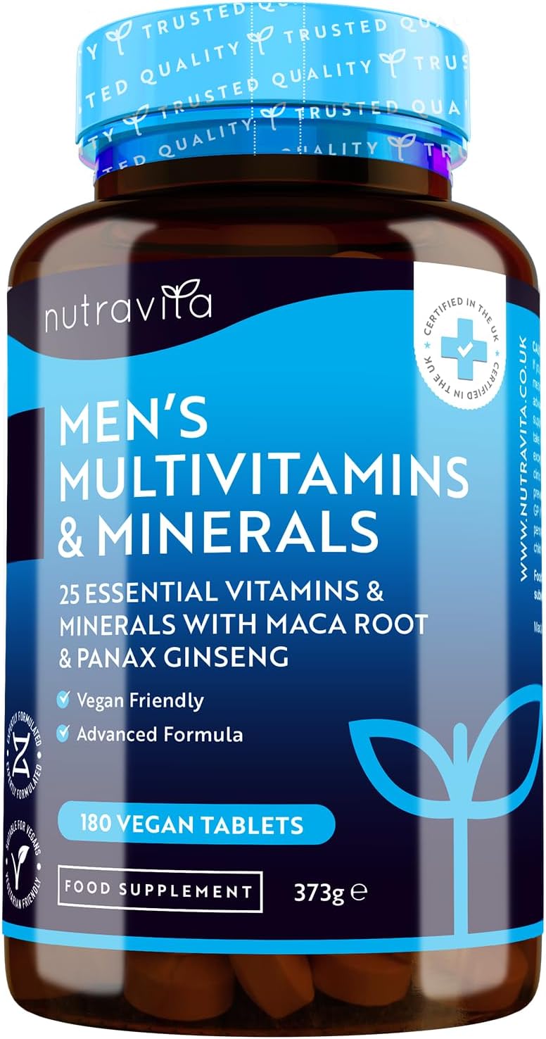 Nutravita Men's Multivitamins and Minerals |180 Tablets