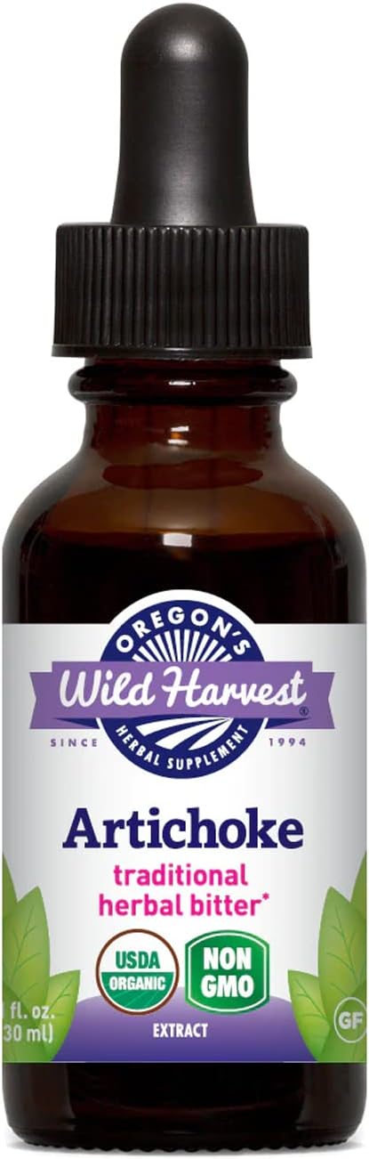 Organic Artichoke Extract 1:4 | Oregon's Wild Harvest | 1oz