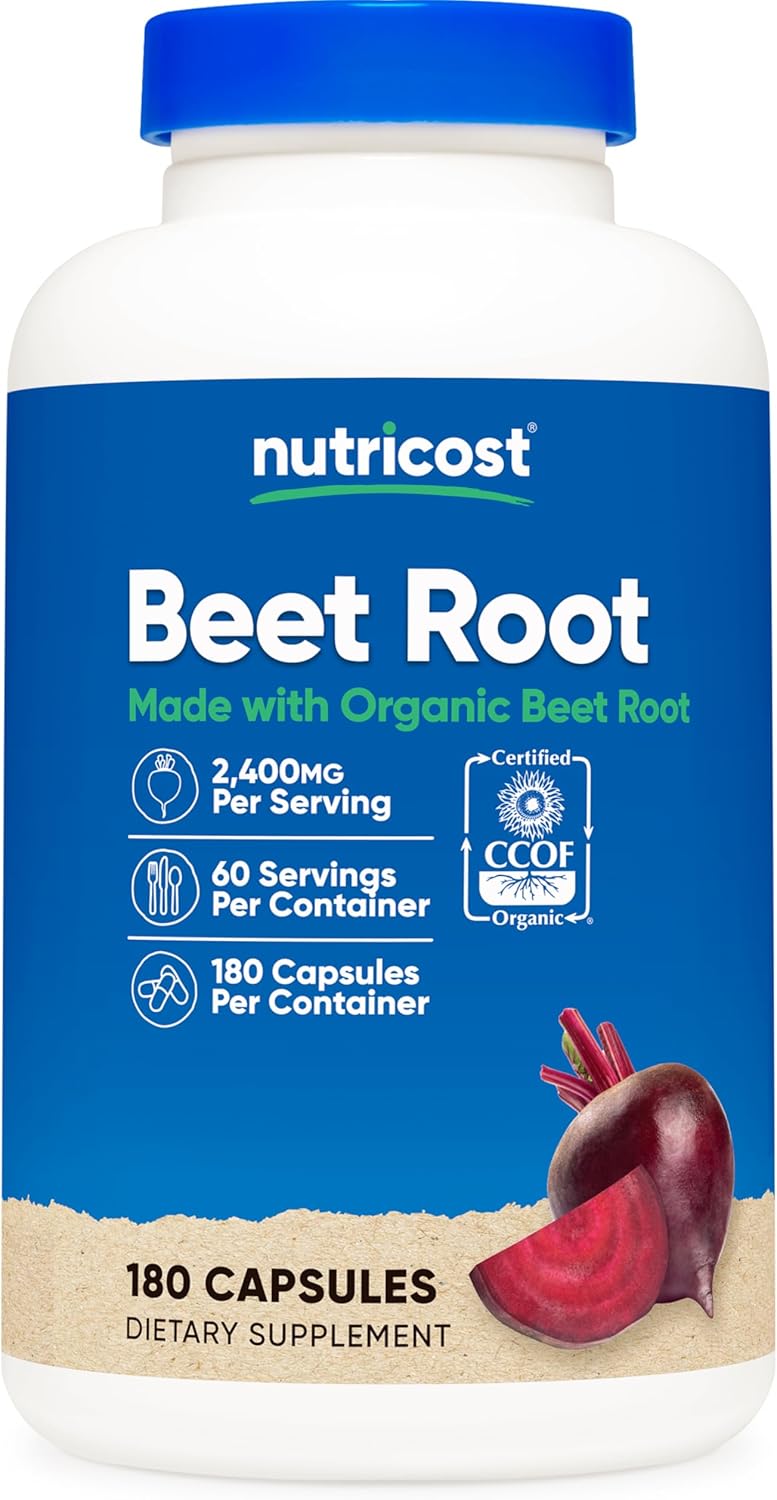 Nutricost Beet Root 2400 mg | 180 Capsules