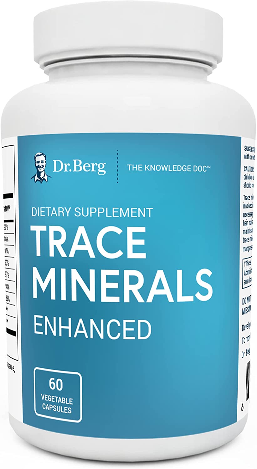 Dr. Berg's Trace Minerals Enhanced Complex | 60 Capsules