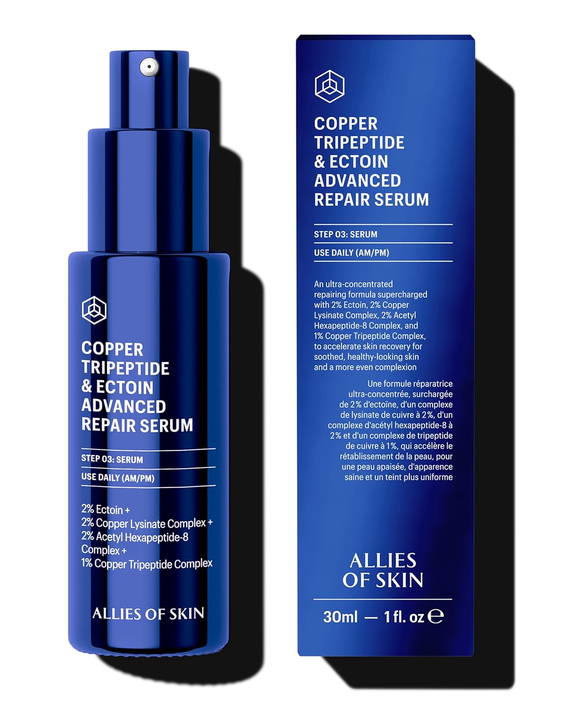 Allies of Skin Tripeptide &amp; Ectoin Daily Moisturizer – Ultimate Ectoin Moisturizer for Barrier Repair | 30 ml