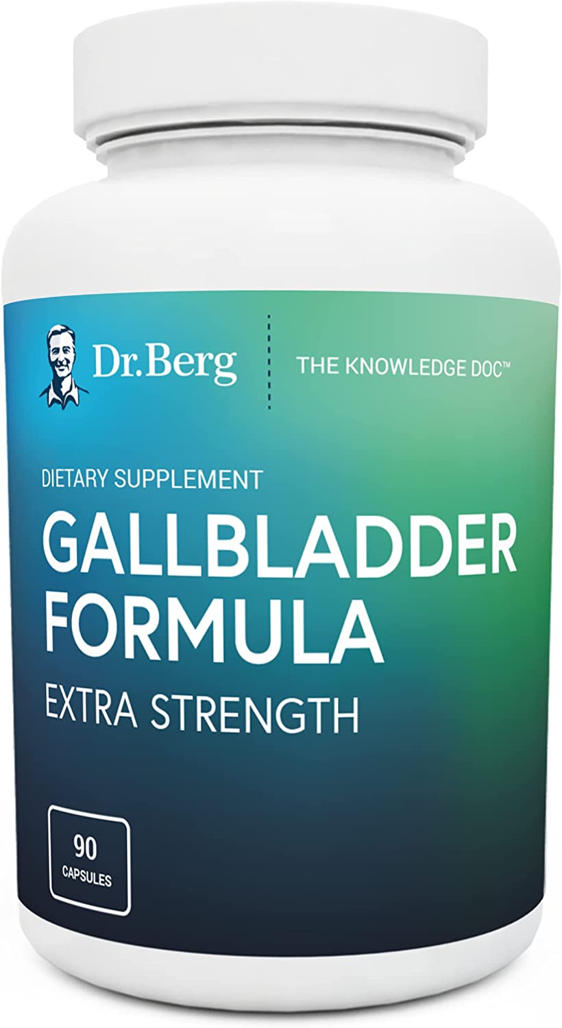 Dr. Berg Gallbladder Formula Extra Strength | Bile Salts &amp; Enzymes - 90 Capsules