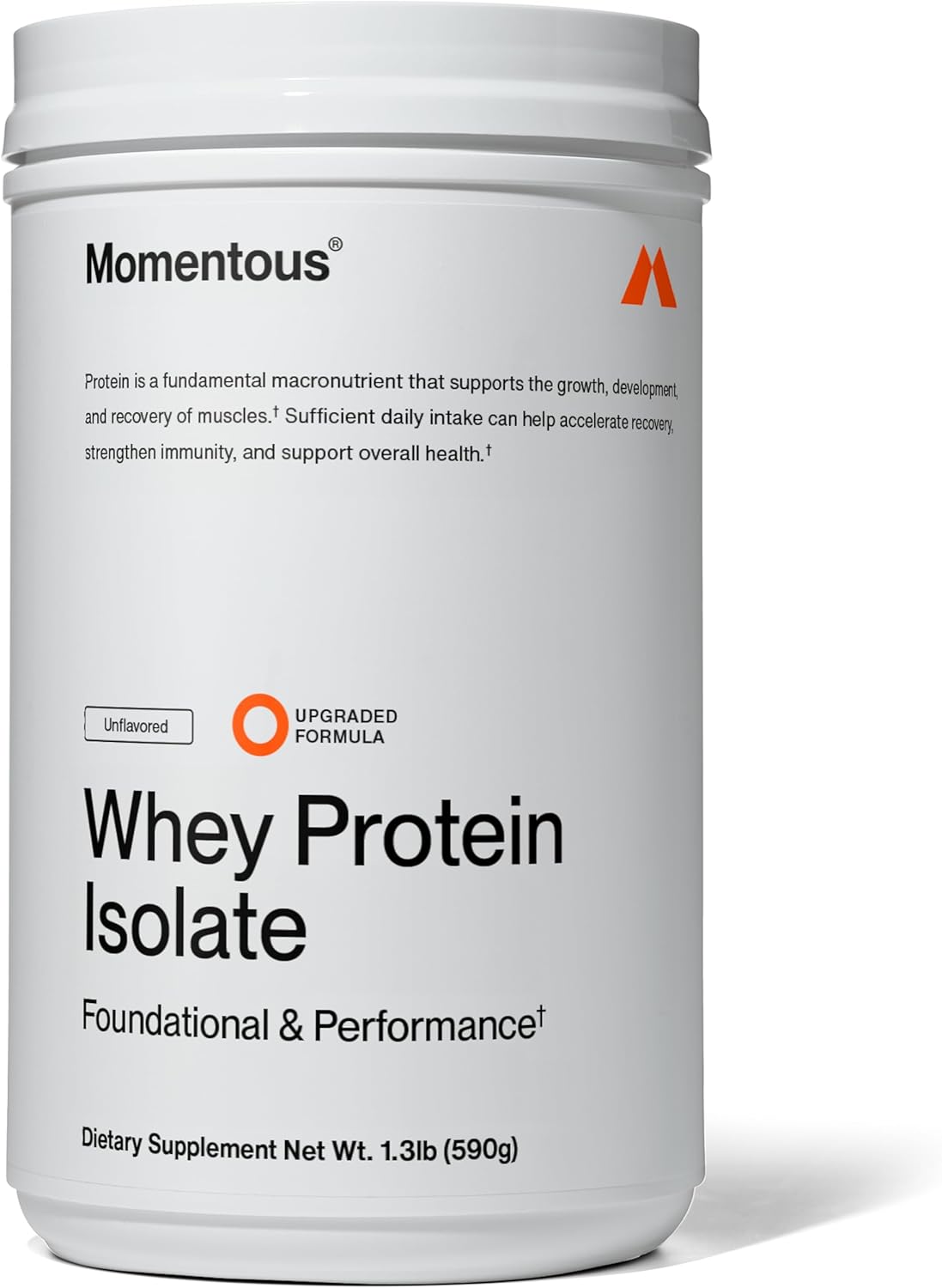 Momentous Whey Protein Isolate Review | Grass-Fed &amp; NSF Certified | 25 serving
