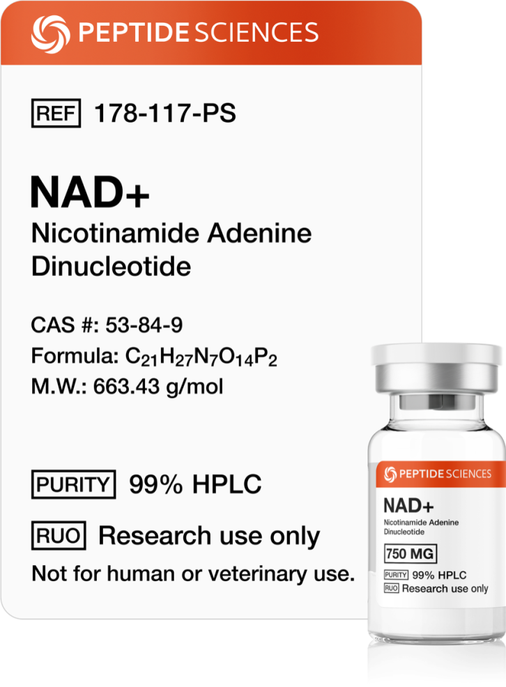 NAD+ 750mg Peptide Sciences – Proven Purity &amp; Ultimate Energy