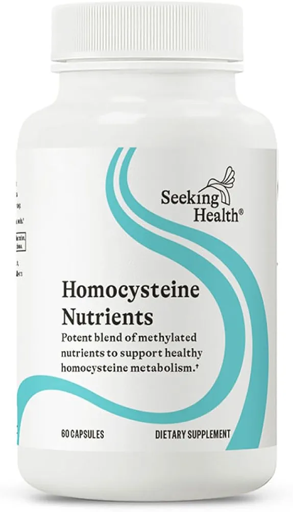 Seeking Health Homocysteine Nutrients | MTHFR &amp; Heart Support | 60 Capsules