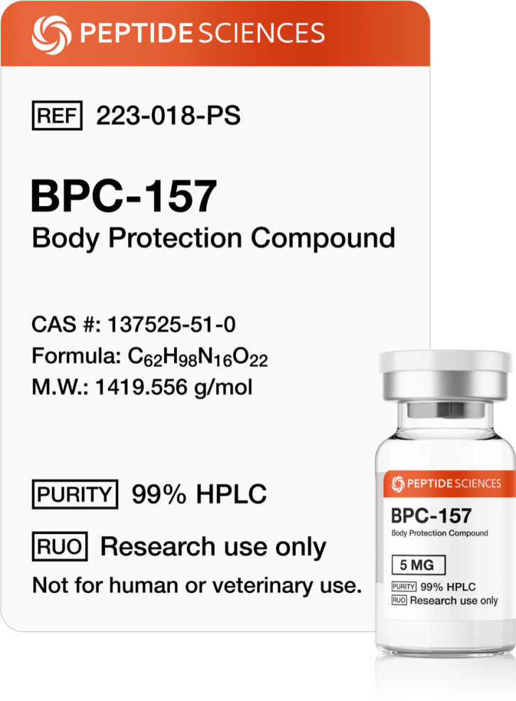 Peptide Sciences BPC-157 | 5mg for Injury Recovery &amp; Gut