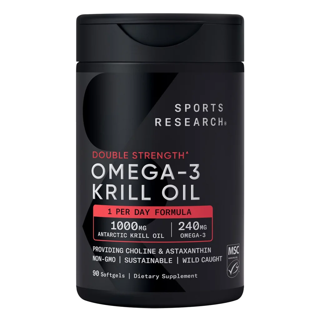 Sports Research Krill Oil | 90 Softgels