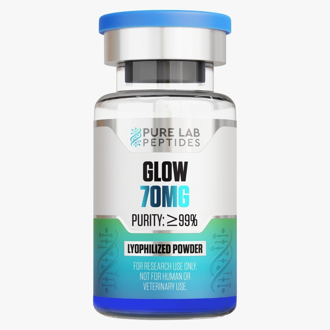 Pure Lab Peptides GLOW 70mg Blend | Advanced Skin &amp; Tissue Regeneration