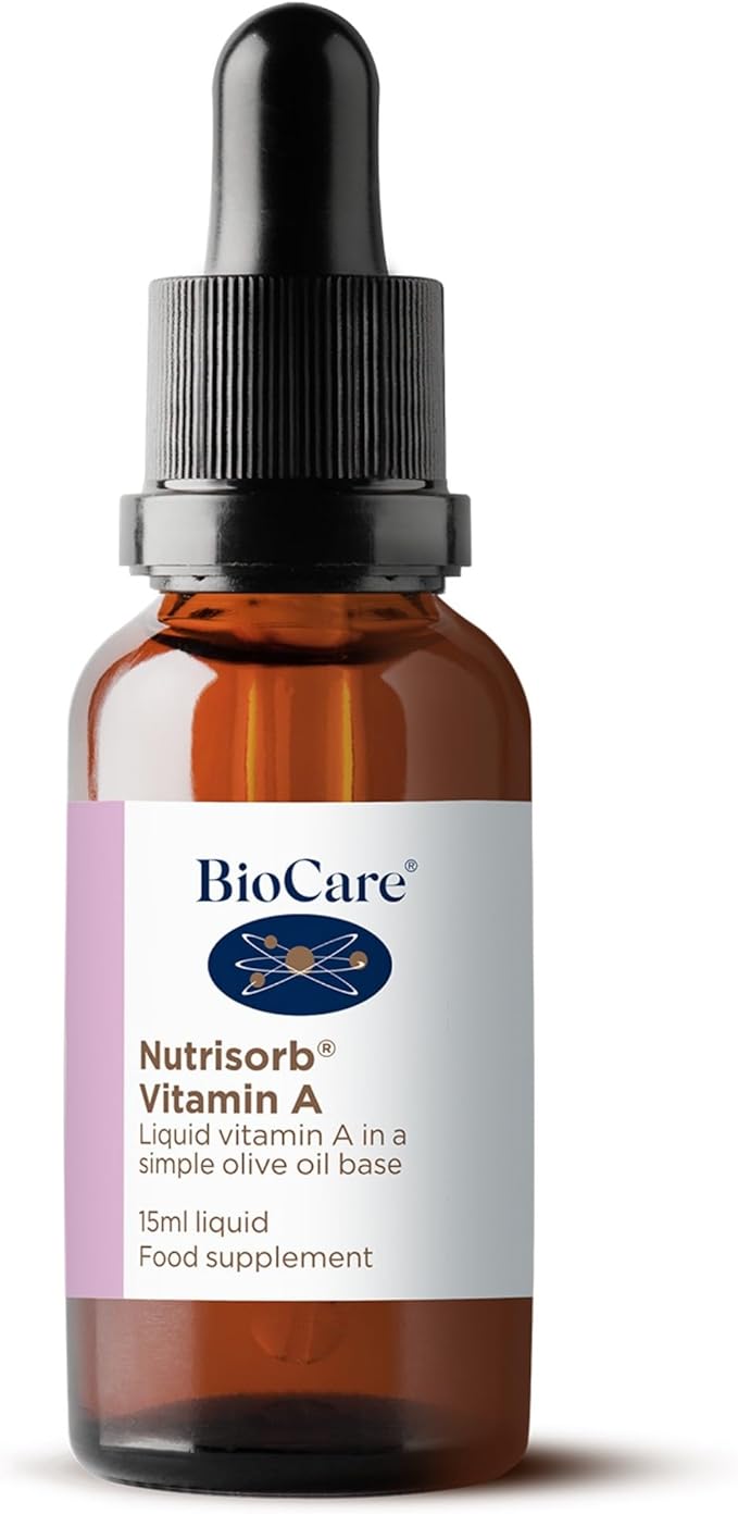 BioCare Nutrisorb Vitamin A - Liquid Vitamin A for Skin, Vision and Immune Support - 15ml