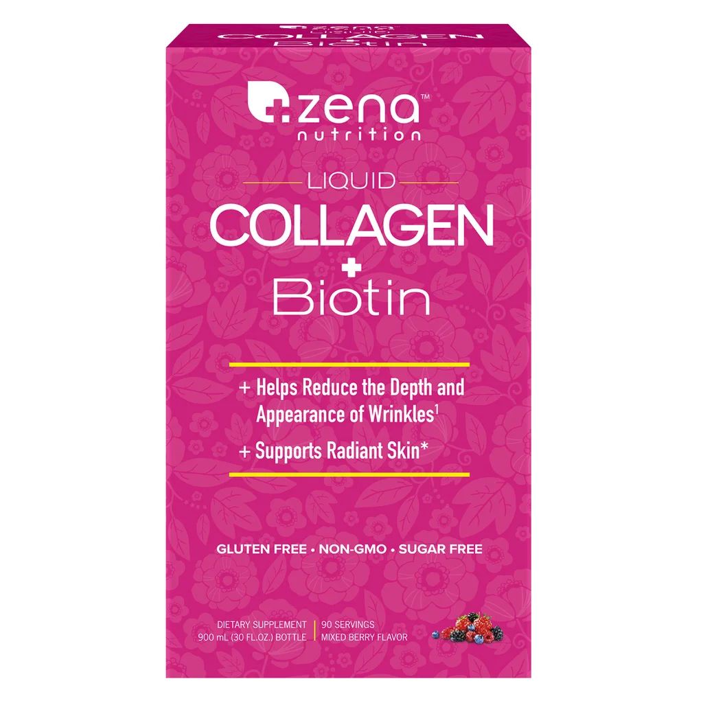 Zena Liquid Collagen + Biotin 2500mg/5000mcg | 900ml