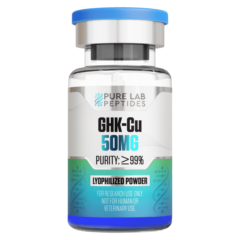 Pure Lab Peptides GHK-Cu 50mg Lyophilized Vial