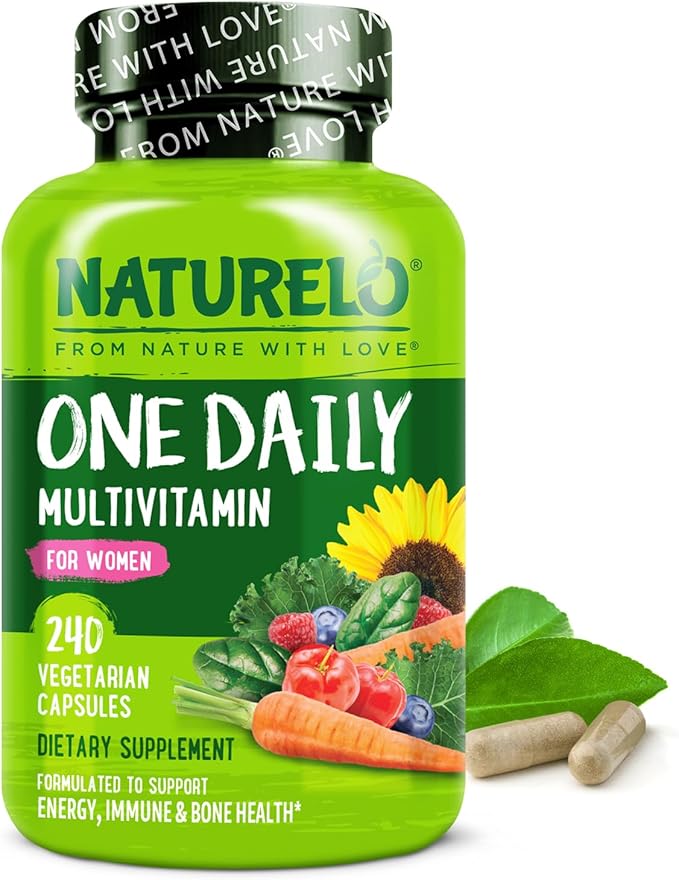NATURELO One Daily Multivitamin for Women | 240 Capsules