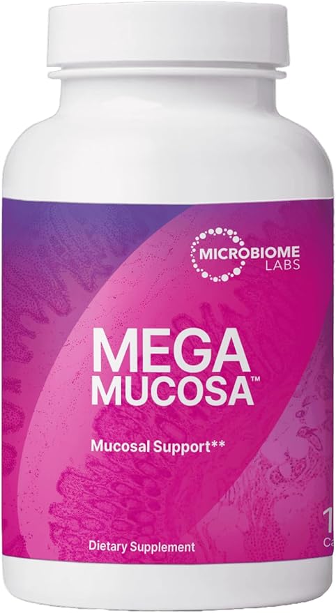 Microbiome Labs MegaMucosa | Mucosal & Gut Support | 180 Capsules