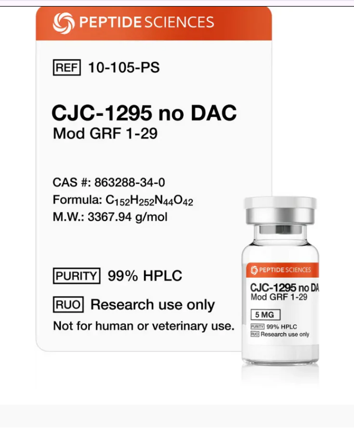 Peptide Sciences CJC-1295 (5mg) | Advance your metabolism