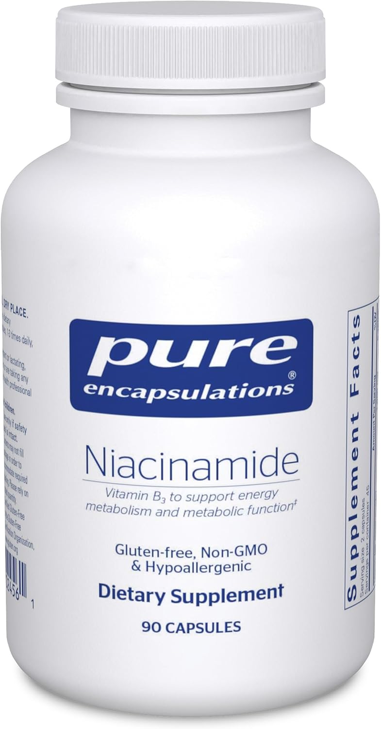 Pure Encapsulations Niacinamide | B3 Support | 90 Capsules