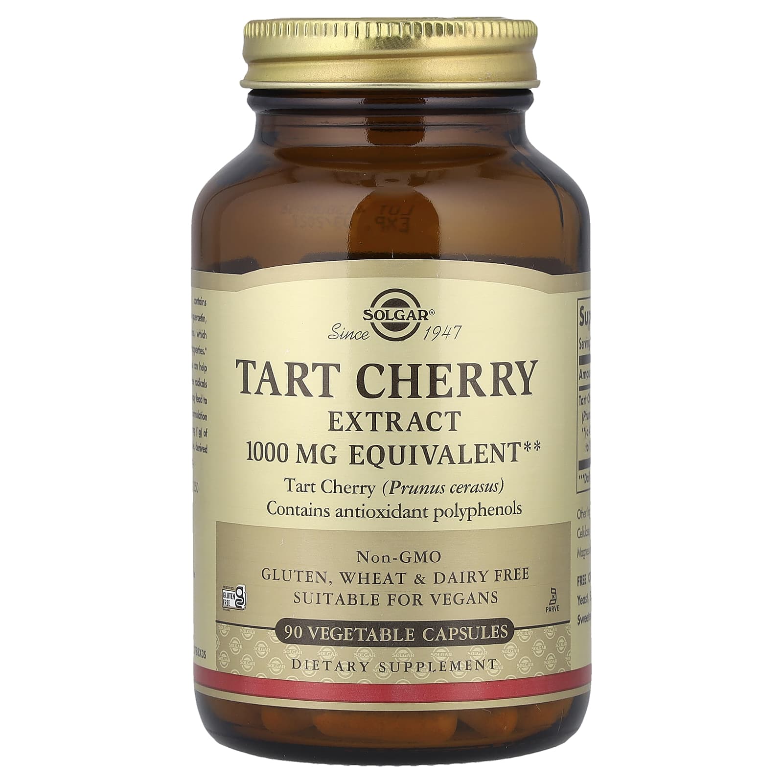 Solgar Tart Cherry Extract 1000 mg | 90 Capsules