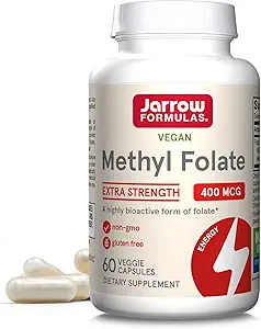 Jarrow Formulas Methyl Folate 400 mcg | 60 Capsules